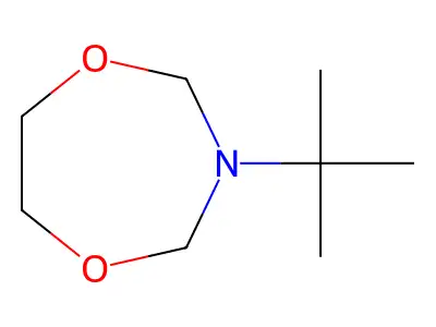 3-Tert-butyl-1,5,3-dioxazepane structure