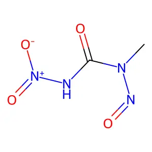 1-Methyl-3-nitro-1-nitrosourea structure