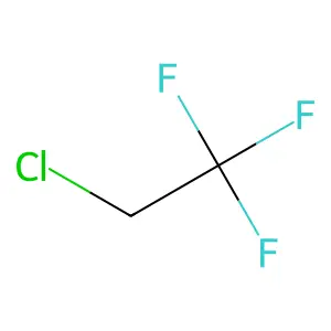 2-氯-1,1,1-三氟乙烷 structure