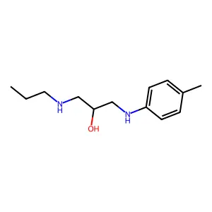1-((4-Methylphenyl)amino)-3-(propylamino)-2-propanol structure