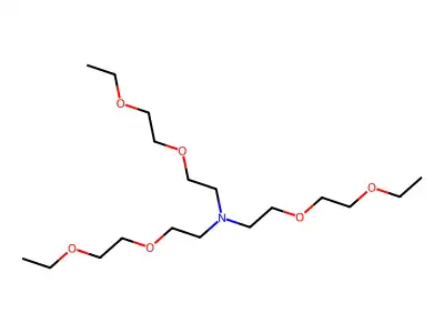 Tris(2-(2-ethoxyethoxy)ethyl)amine structure