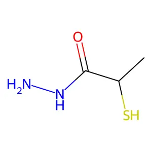 2-Sulfanylpropanehydrazide structure