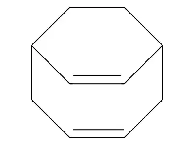 Bicyclo(4.2.2)deca-3,7-diene structure