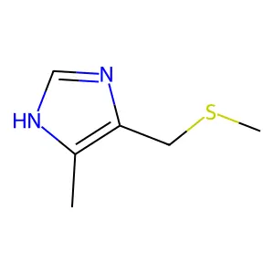 1H-Imidazole, 4-methyl-5-((methylthio)methyl)- structure