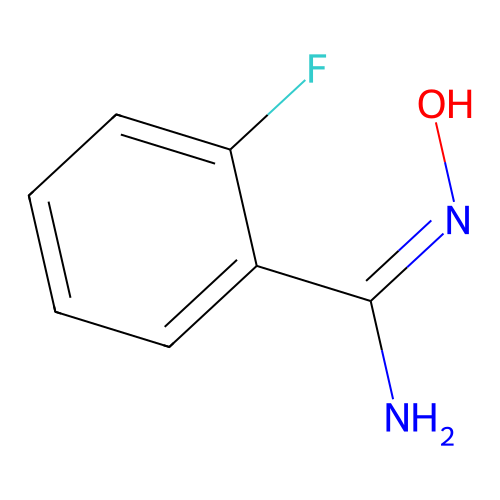 (2-Fluorophenyl)(hydroxyimino)methylamine structure