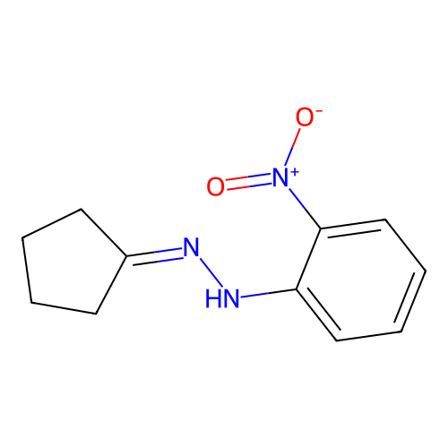 1-Cyclopentylidene-2-(2-nitrophenyl)hydrazine structure