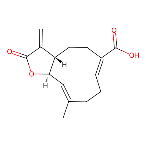 Taraxinic acid structure