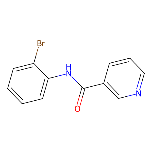n-(2-Bromophenyl)pyridine-3-carboxamide structure