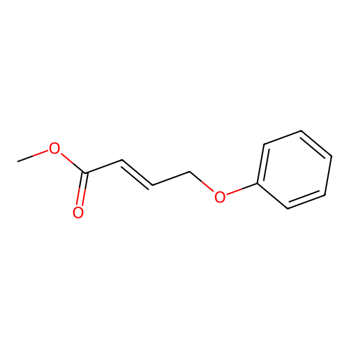 2-Butenoic acid, 4-phenoxy-, methyl ester, (E)- structure