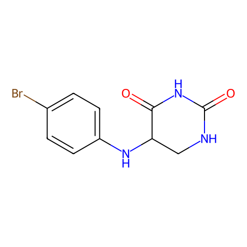 5-((4-Bromophenyl)amino)dihydropyrimidine-2,4(1H,3H)-dione structure