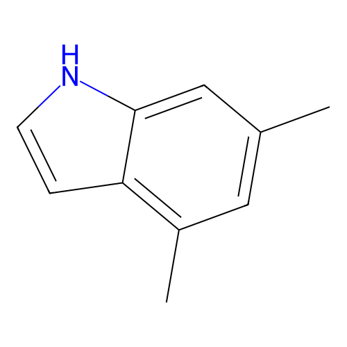 4,6-dimethyl-1H-indole structure