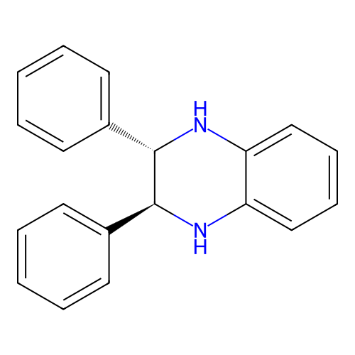 (2S,3S)-2,3-diphenyl-1,2,3,4-tetrahydroquinoxaline structure
