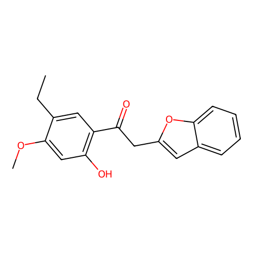 2-Benzo[d]furan-2-yl-1-(5-ethyl-2-hydroxy-4-methoxyphenyl)ethan-1-one structure