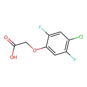 2-(4-Chloro-2,5-difluorophenoxy)acetic acid structure