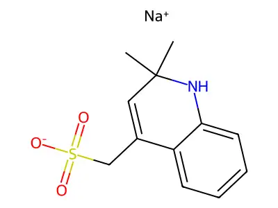 (2,2-Dimethyl-1,2-dihydroquinoline-4-yl)methanesulfonic acid structure