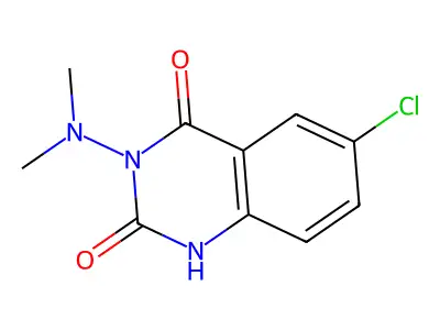 2,4(1H,3H)-Quinazolinedione, 6-chloro-3-(dimethylamino)- structure