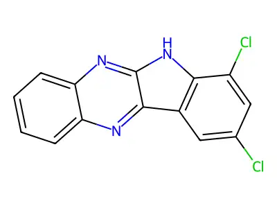7,9-Dichloro-6H-indolo[2,3-b]quinoxaline structure