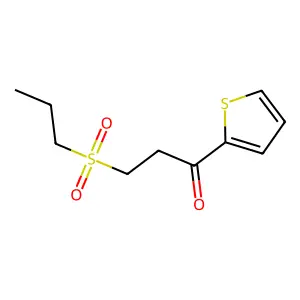 3-Propylsulfonyl-1-thiophen-2-ylpropan-1-one structure
