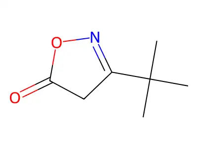 3-Tert-butyl-4,5-dihydro-1,2-oxazol-5-one structure