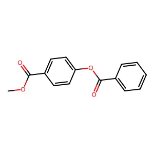Methyl 4-benzoyloxybenzoate structure