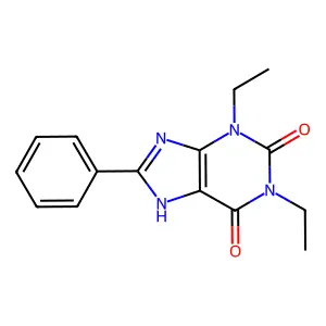 1,3-二乙基-8-苯基黄嘌呤 structure