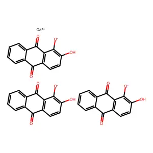 Gallium Ga 68 alizarin structure