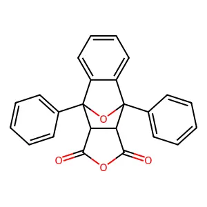 4,9-Diphenyl-3a,4,9,9a-tetrahydro-4,9-epoxynaphtho[2,3-c]furan-1,3-dione structure