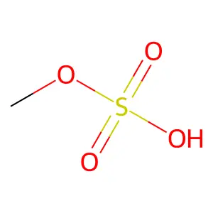 硫酸甲酯 structure