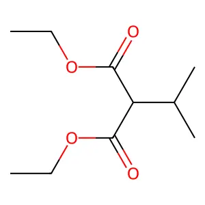 Diethyl isopropylmalonate structure