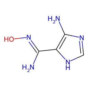 4-Aminoimidazole-5-carboxamidoxime structure