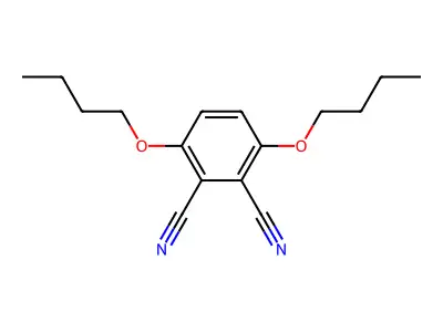 3,6-Dibutoxy-1,2-benzenedicarbonitrile structure