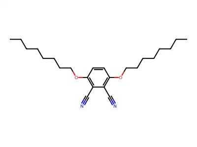 3,6-Dioctyloxy-1,2-benzenedicarbonitrile structure