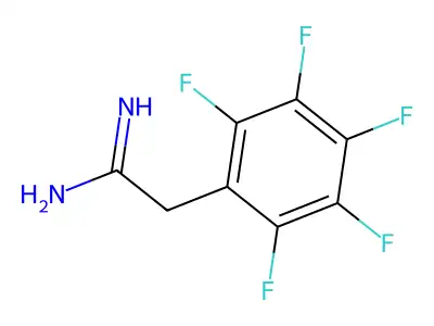 2-(2,3,4,5,6-Pentafluorophenyl)ethanimidamide structure