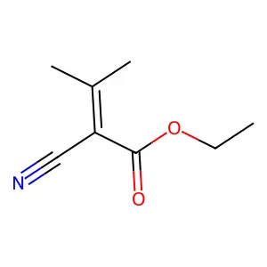 2-Cyano-3-methyl-but-2-enoic acid ethyl ester structure