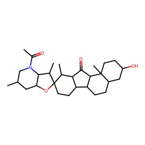 N-Acetyl tetrahydrojervine structure