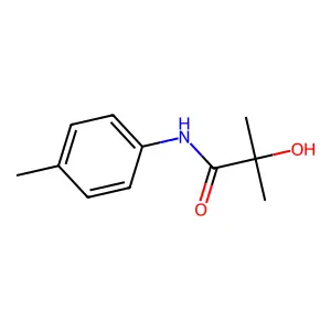 2-hydroxy-2-methyl-N-(4-methylphenyl)propanamide structure