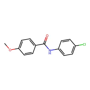 N-(4-Chlorophenyl)-4-methoxybenzamide structure