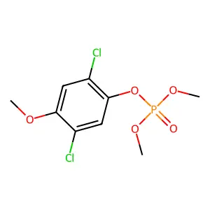 2,5-Dichloro-4-methoxyphenyl dimethyl phosphate structure