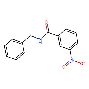 N-benzyl-3-nitrobenzamide structure