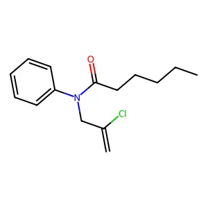 N-(2-Chloro-2-propenyl)-N-phenylhexanamide structure