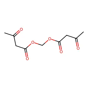 3-Oxobutanoyloxymethyl 3-oxobutanoate structure