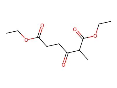 Diethyl 2-methyl-3-oxohexanedioate structure