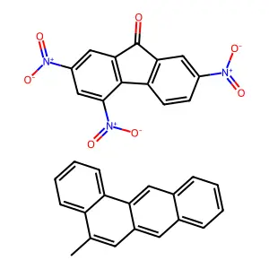 5-Methylbenzo[a]anthracene;2,4,7-trinitrofluoren-9-one structure
