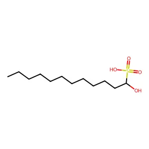 1-Hydroxy-1-dodecanesulfonic acid structure
