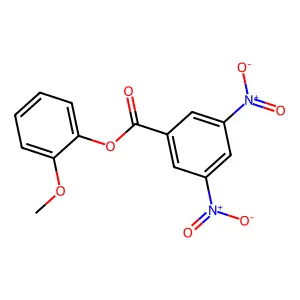 (2-Methoxyphenyl) 3,5-dinitrobenzoate structure