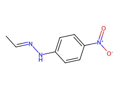 Acetaldehyd-p-Nitrophenylhydrazon structure
