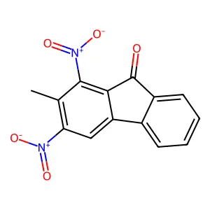 2-Methyl-1,3-dinitro-9H-fluoren-9-one structure