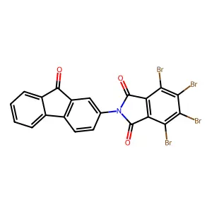 4,5,6,7-Tetrabromo-2-(9-oxofluoren-2-yl)isoindole-1,3-dione structure
