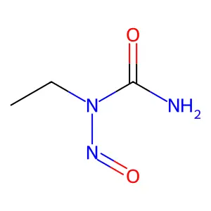 N-乙基-N-亚硝基脲 structure