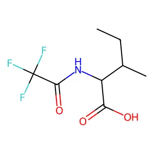 l-Isoleucine, N-trifluoroacetyl- structure